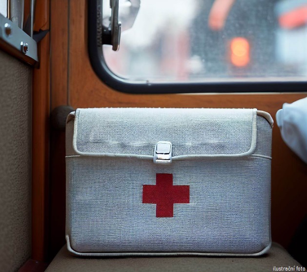 Autolékárnička v kortexovém obalu b